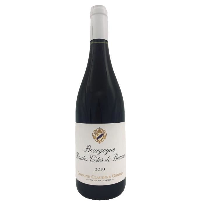 HAUTES COTES DE BEAUNE ROUGE 2019 - DOMAINE GERARD - VIN AOC ROUGE DE BOURGOGNE - CEPAGE PINOT NOIR