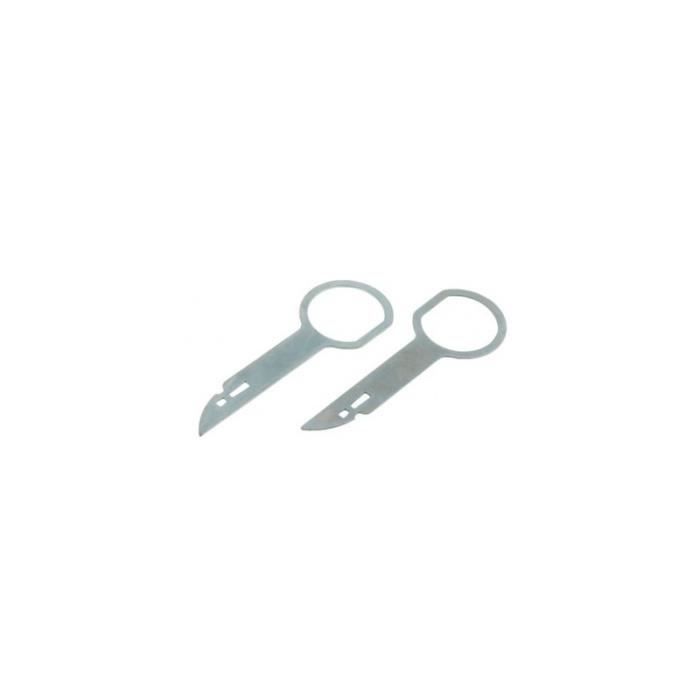 clefs cles cles d'extraction de demontage facade autoradio AUDI tt