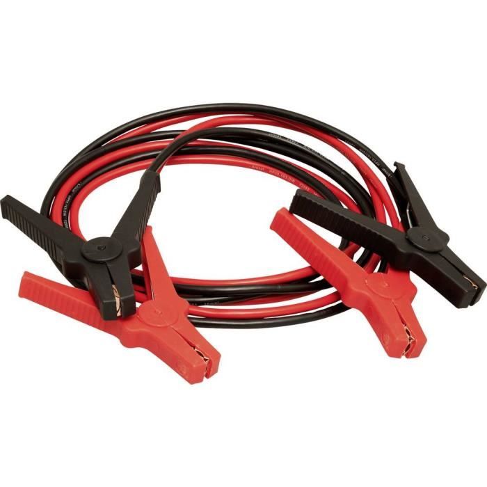 Câble de démarrage 19.4 mm² HP Autozubehör 20163 Alliage cuivre-aluminium 3.00 m avec pinces en plastique 1 pc(s)