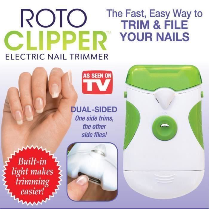 Roto clipper clou électrique trimmer outil de nail art grind coupe-ongles électrique