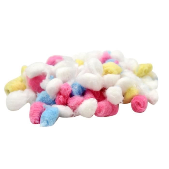 Jouet,Boule de coton Hamster pour animaux de compagnie,Hiver,ours or chaud,en coton 100 pièces,boule pour animaux - Type Multicolor