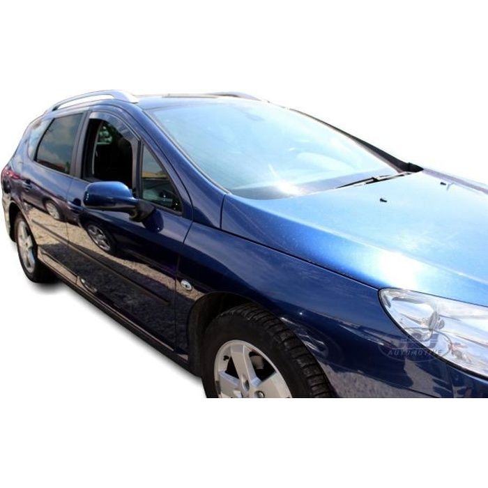 - Deflecteurs d'air Déflecteurs de vent Compatible avec PEUGEOT 407 4/5 P 2004-2012 2pcs