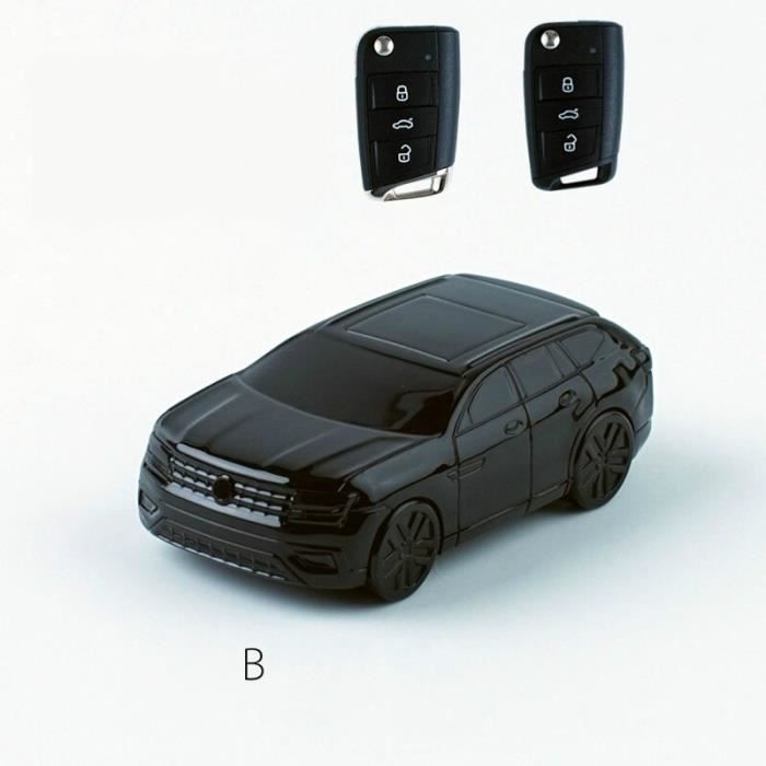 Coque clé,Modèle de voiture clé de voiture couverture Fob costume pour Volkswagen costume pour VW Passat B8 B5 Golf - Type B (SUV)