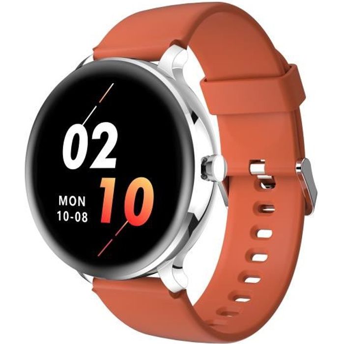 Blackview X2 Montre Connectée Femme Homme Smartwatch Fitness Tracker Montre Intelligente IP68 Étanche 9 Modes Sportifs - Argent