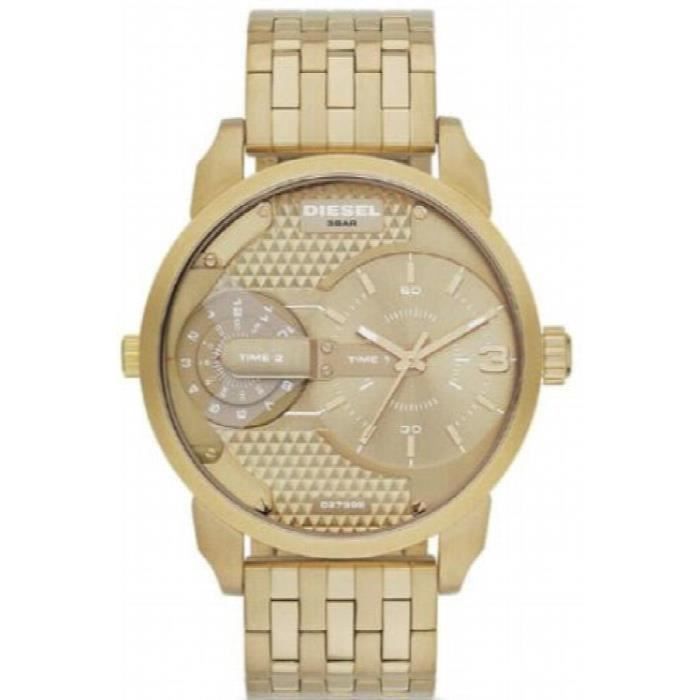 Montre Bracelet M0X5A montre à double fuseau horaire pour homme, papa double dz7306