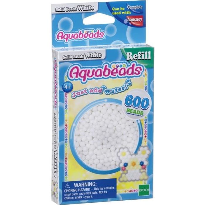 AQUABEADS Perles Classiques Blanches