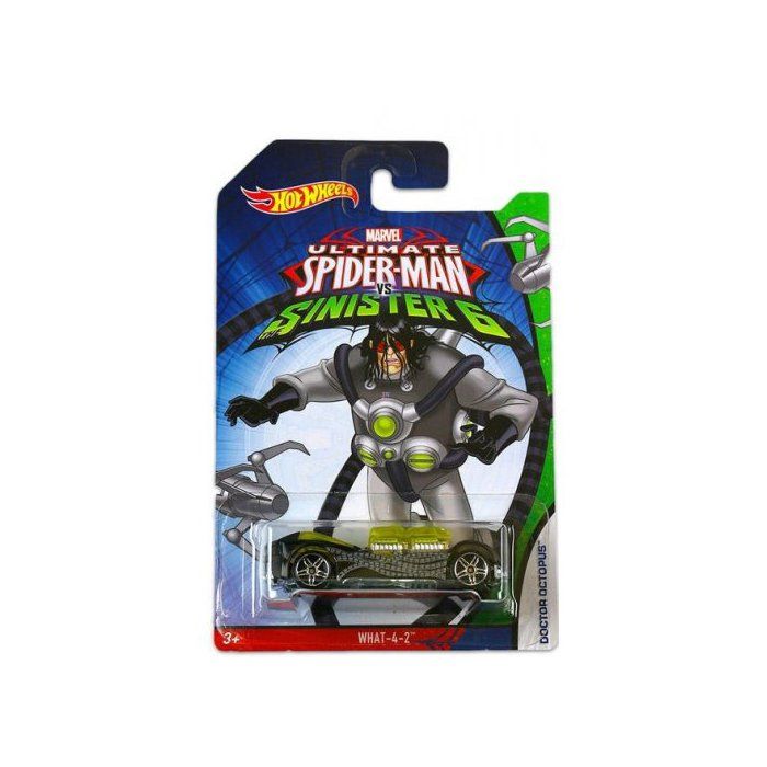 Vehicule What- 4-2 Doctor Octopus Pour Hot Wheels - Pour Spider-Man Ultimate - Voitures Minatures 1:64 - Enfant