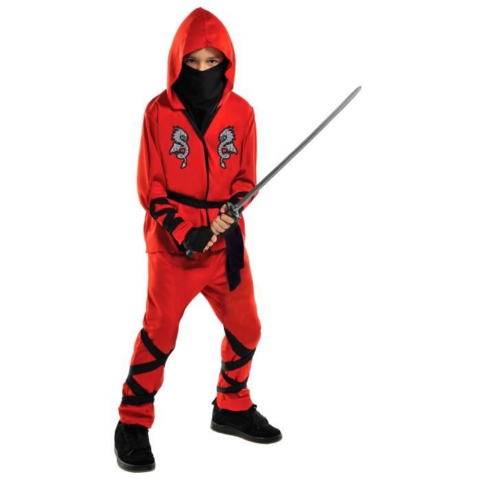 AMSCAN - Déguisement Ninja - haut, pantalon, Sash, masque et gants