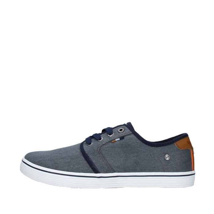 Wrangler WM01040A chaussures de tennis faible homme BLEU MARINE