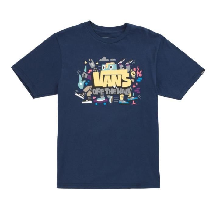 T-Shirt marine garçons ados Vans By Kick Out Boys