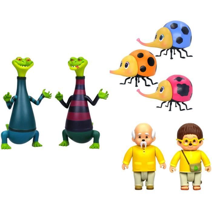 Pack de 7 figurines La tribu des Monchhichi