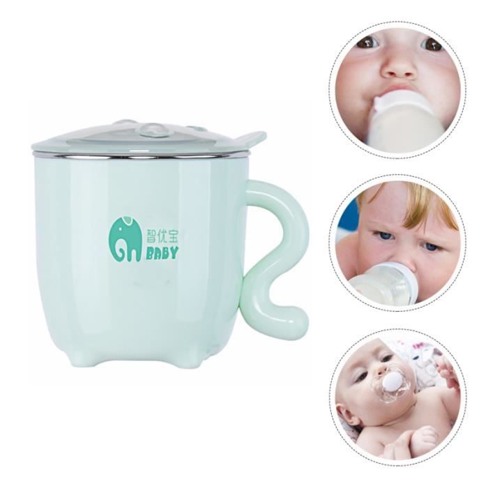 Tasse à boire de l'eau de bébé de tasse à de d'acier inoxydable de lait tasse a bec - gobelet - verre d'apprentissage repas bebe