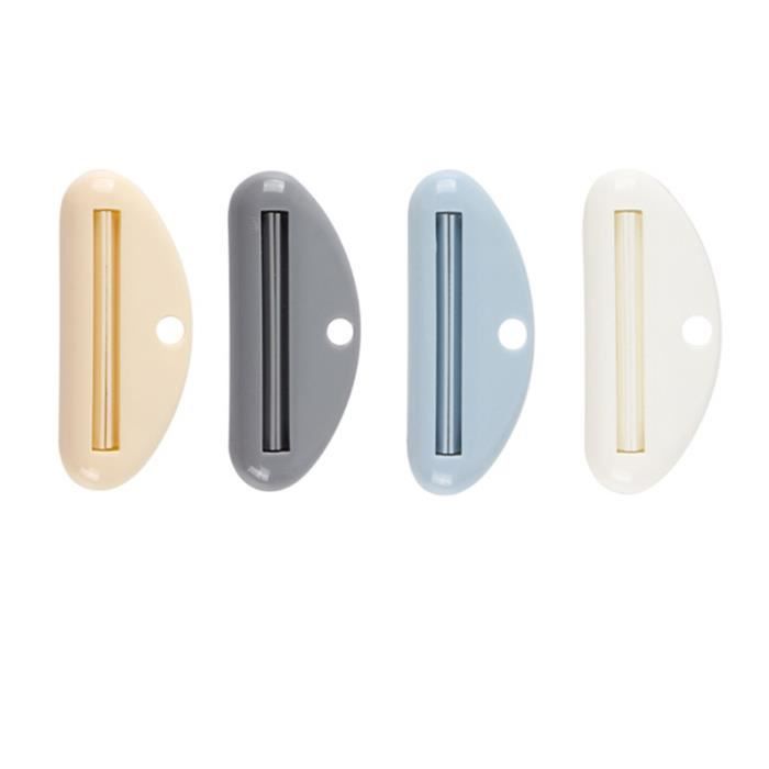 4 pièces presse-dentifrice léger Durable pratique ABS matériel pour salle de bain PRESSE-TUBE