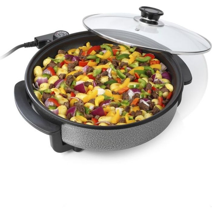 Tristar Poêle de gril électrique multifonctionnelle PZ-2963 1500W 30cm
