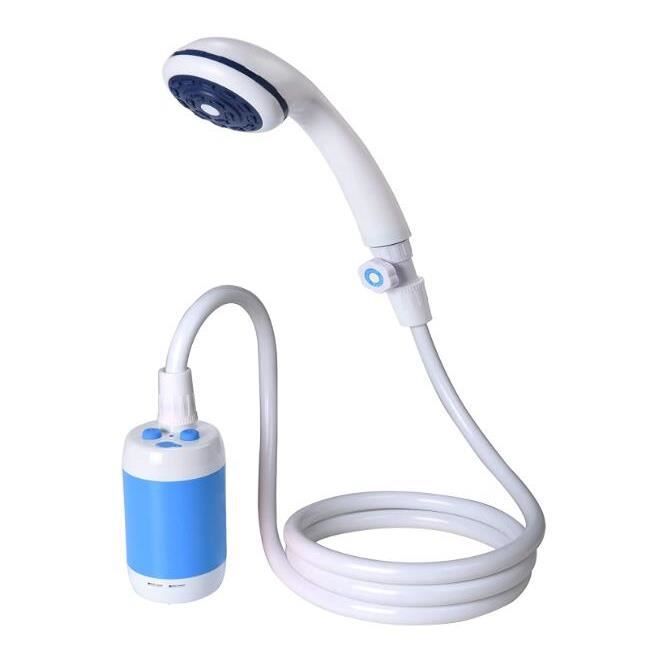Douche de Camping Douche Portable Douche extérieur,Batterie intégrée 4800mAh,Électrique Ordinateur de Poche Rechargeable Douche,Pomp