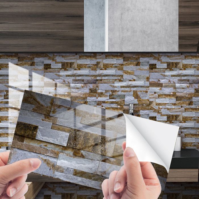 30 Stickers Carreaux Muraux 15x15 Cm - Effet Carrelage Réaliste Pour Cuisine, Salle De Bain & Salon