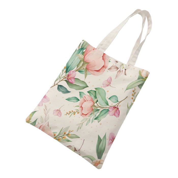 Sac fourre-tout en coton matelassé fait main, sac d'épicerie
