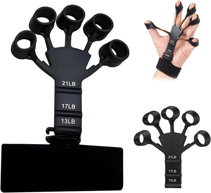 Gripmaster Exerciseur Mains Et Doigts - Tension Extra Légère (jaune) - Neuf