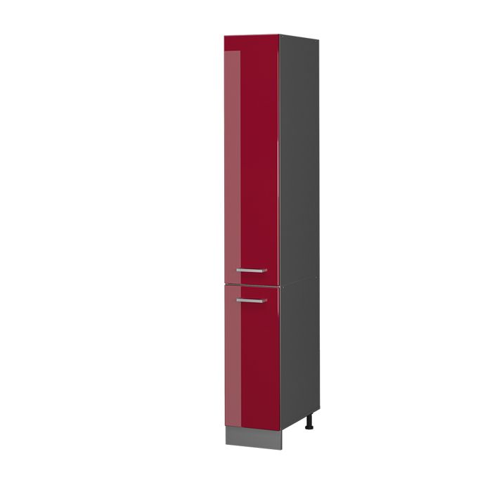Meuble haute de cuisine R-Line 30cm Rouge brillant/Anthracite Vicco 37851