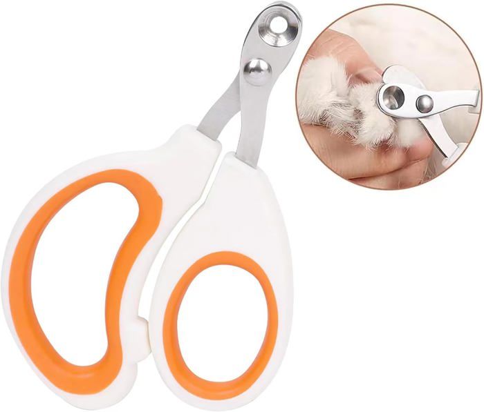 Comparer les prix de Coupe-ongles pour chat avec trou de coupe circulaire-ensemble de tondeuse à pattes professionnel (Orange)