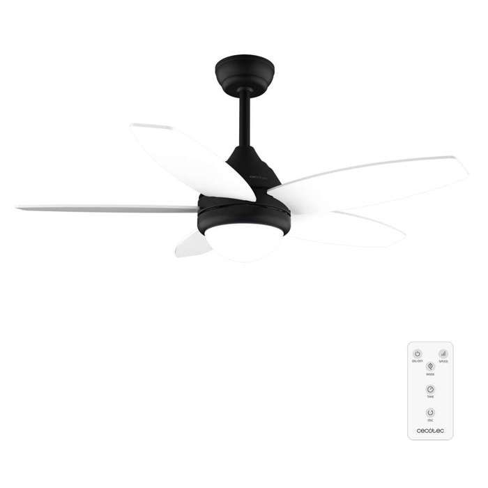 Cecotec - Ventilateur de Plafond avec Lumière EnergySilence Aero 4200 Black&LightWood - 53 W Diamètre 106 cm Lampe LED 3 Cecotec - Ventilateur de Plafond avec Lumière EnergySilence Aero 4200 Black&LightWood - 53 W Diamètre 106 cm Lampe LED 3