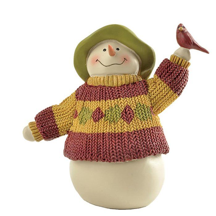 Boule De Noël Cubique Alessi Snow Cube - Bonhomme De Neige En Verre Soufflé Décoré à La Main - 8.5 X 5.5 X 5.5 Cm