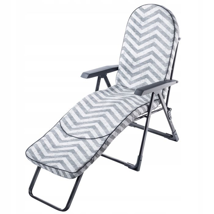KADAX Transat Jardin Plage Chaise Réglable 150kg