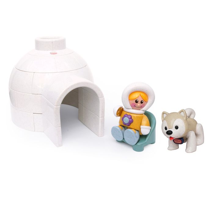 Tolo BIO set igloo jouet - jouet éducatif durable pour enfants