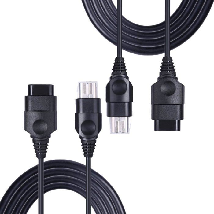 Link e : 2 X Cable Rallonge Extension Compatible avec Manette de Jeu sur Console Microsoft XBOX 1er Modèle