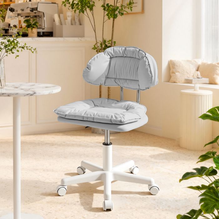 Fauteuil ergonomique réglable – Dossier roulettes 360° simili cuir idéal bureau étude ou salle de réunion