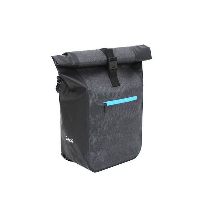 SACOCHE BECK BASE SIMPLE 18L NOIR ET BLEU 23-BE-1605