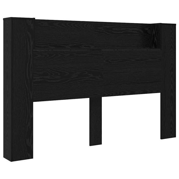 NEW Tête de lit Chêne noir 160 x 17 x 104 5 cm Bois dingénierie aspect contemporain_44973