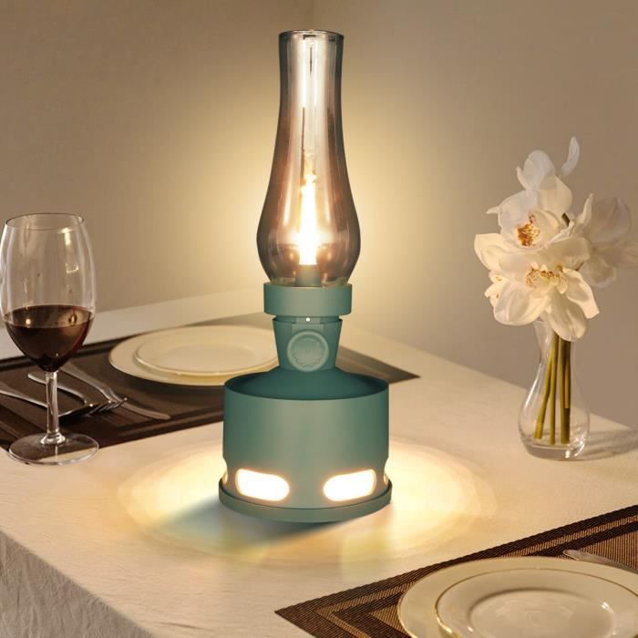 Abat-jour En Verre Transparent Pour Lampe à Pétrole Vintage - Remplacement Cheminée - Diamètre ~9 Cm - Installation Facile