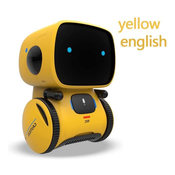 Robot Dansant Bleu-Robot intelligent Emo avec capteur de commande