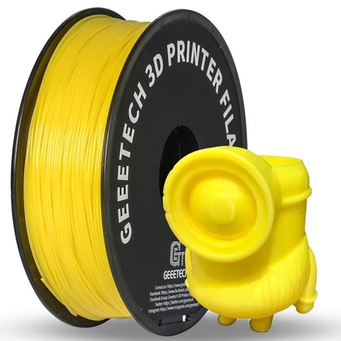 Pla jaune - GEEETECH 3D Matériaux D'impression Filament Pour FDM