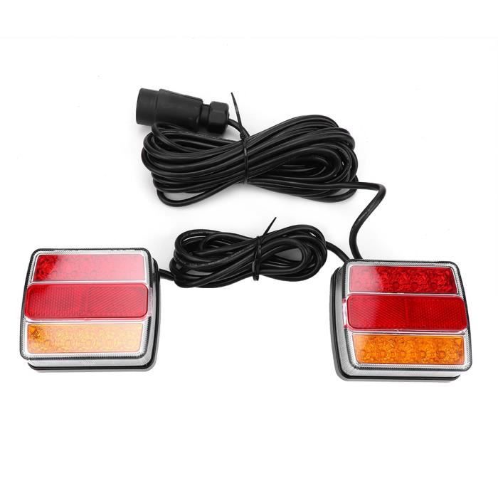 Paire De Feux Arrière LED 12V 6 Fonctions Pour Caravane, Remorque, Camion - Neufs Sous Emballage