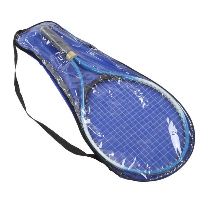 Kit Raquette Tennis & Badminton Enfant - 2 Raquettes + Balle + Volant + Sac - Jeu Sportif Extérieur/intérieur Dès 3 Ans