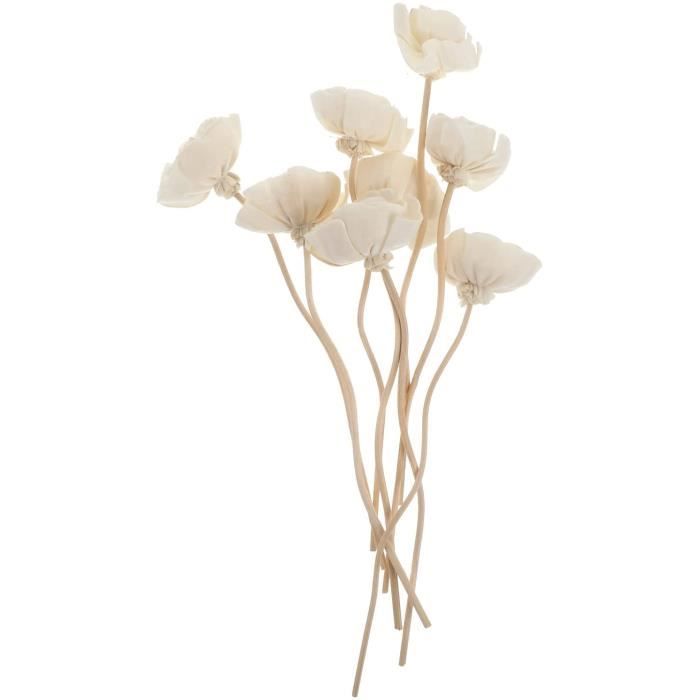 Kit De 8 Bâtonnets Diffuseurs En Rotin Avec Fleurs Séchées – Pour Diffuseur D’huiles Essentielles, Décoration Maison - 6