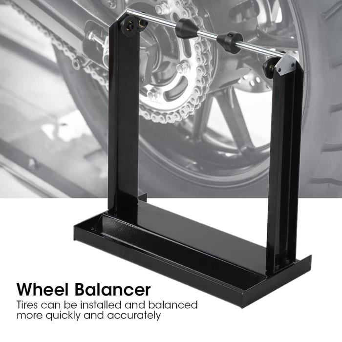 Équilibreuse statique de roue de moto/support de pneu d'équilibrage -  Cdiscount Auto