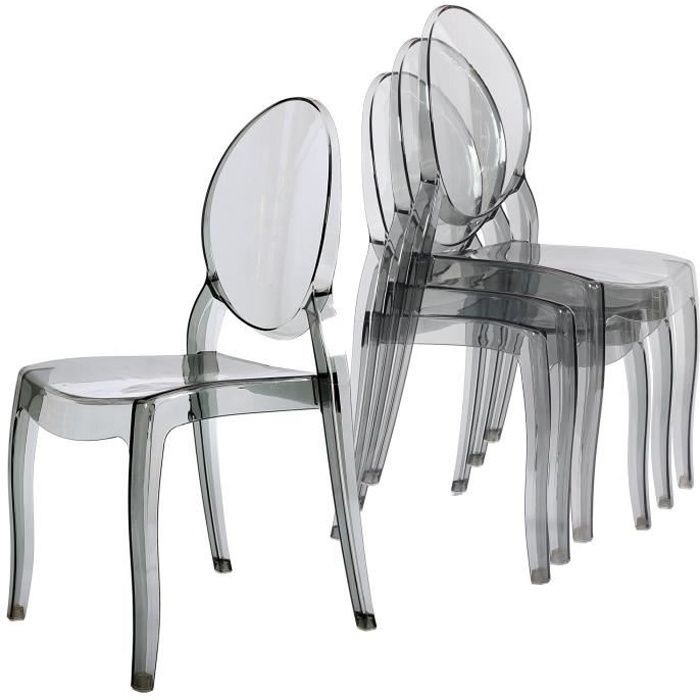 Chaise Plastique Transparente Cdiscount