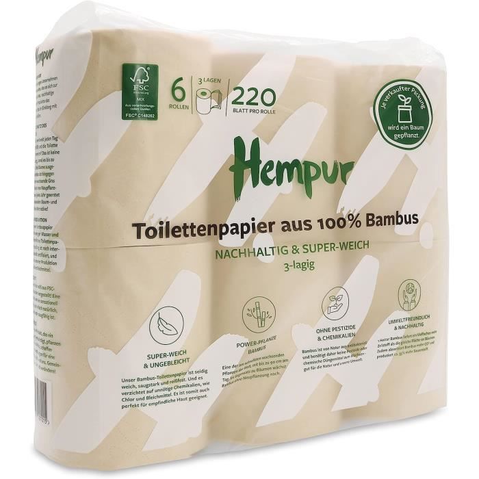 SmileyWorld - Lot De 12 - Mouchoirs En Cylindre - 100% Bambou