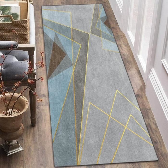 Tapis Cuisine Et Couloir Lavable - Tapis D'Entrée Absorbant Doux Antidérapant - Plusieurs Dimensions