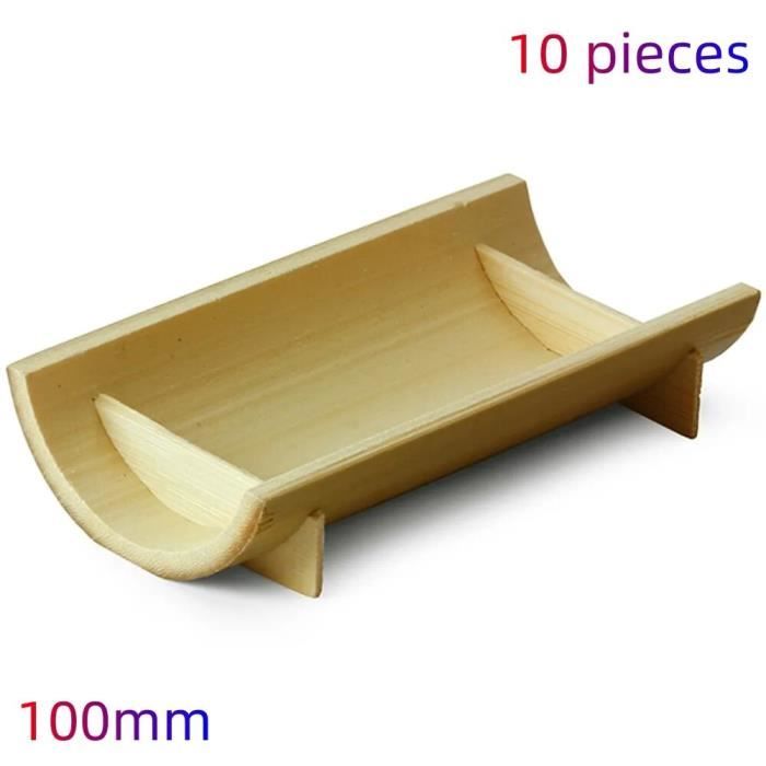 Plateau à Sushi En Bois DOITOOL – Style Japonais, 42 X 17 X 7,5 Cm | Pour Restaurant, Maison, Fêtes, Décoration - 10
