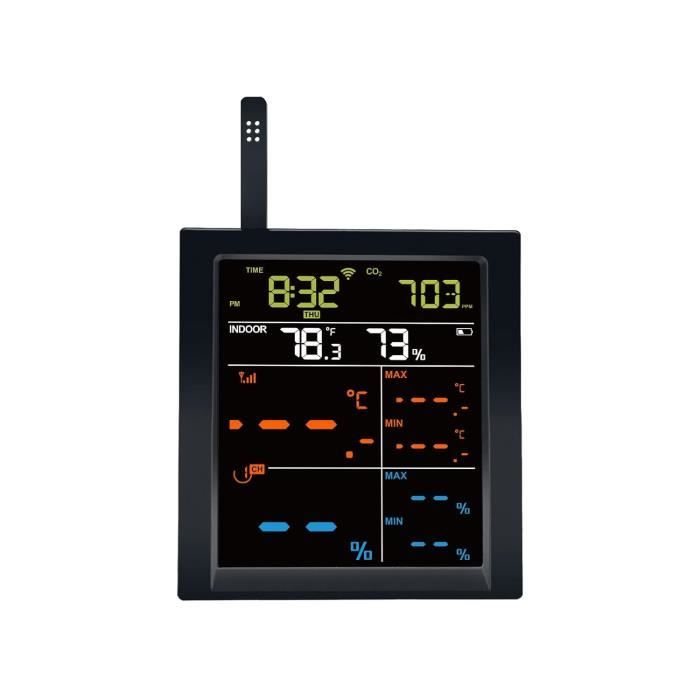 Station Météo National Geographic 9070700 - Écran LCD Couleur 4 Plages, Sans Fil 30m
