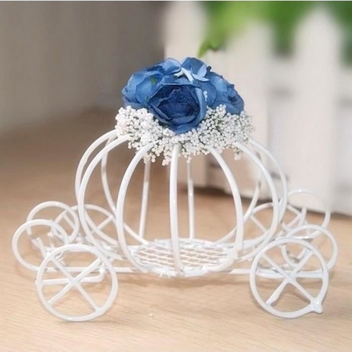 1 Centre De Table Carrosse Cendrillon Fleur Achat Vente Boite