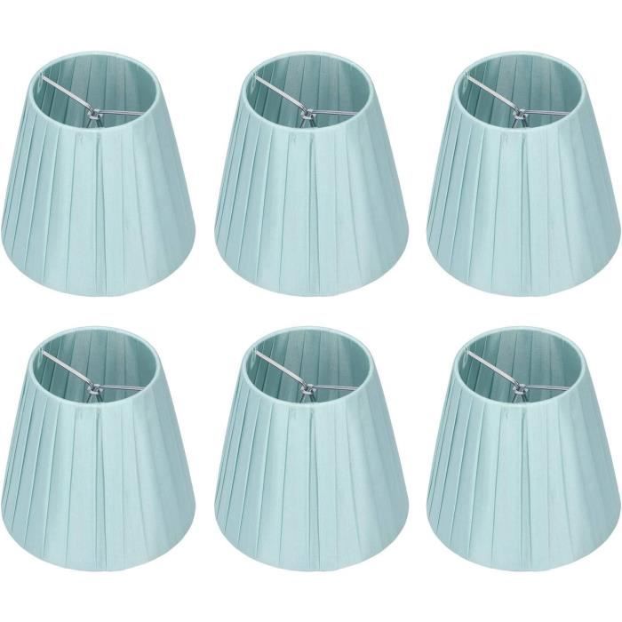 Lustre Azzi abat-jour tissu à cinq lampes noir