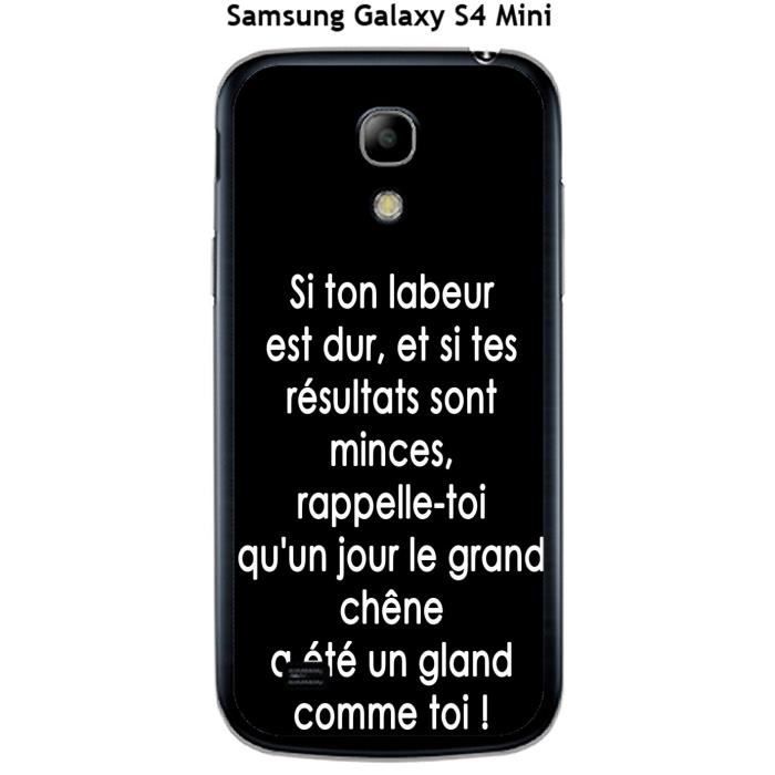 Coque Samsung Galaxy S4 Mini design Citation 