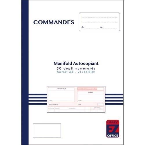 Manifold Commandes Dupli A4 Lot de 10 Taille