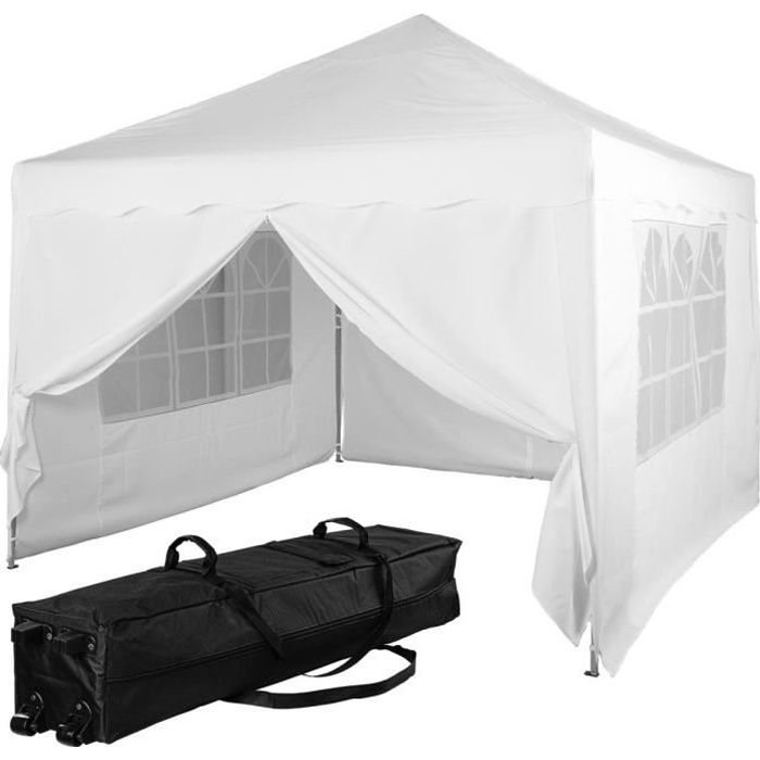 Tonnelle Pliante 3x3 M | UV50+ Et Hydrofuge | Sac Inclus | Pour Jardin, Fêtes, Camping