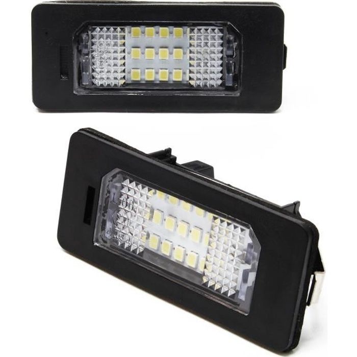 Lot de 2 Éclairage de plaque d’immatriculation pour différents Modèles Lampe SMD LED Feux Plaque - 61487